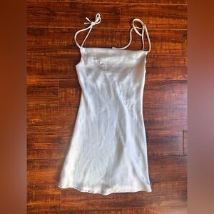 Fashion Nova White Slip Dress